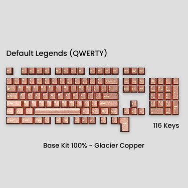 Awekeys Wild Ice Metal Keycaps Set