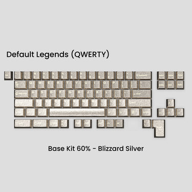 Awekeys Wild Ice Metal Keycaps Set