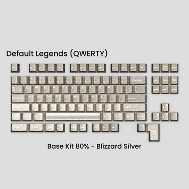 Awekeys Wild Ice Metal Keycaps Set