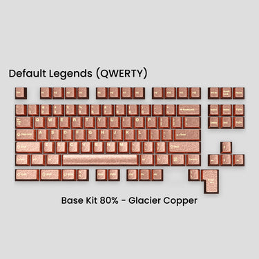 Awekeys Wild Ice Metal Keycaps Set