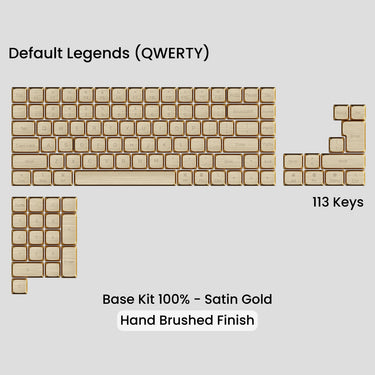 Awekeys Air Low-Profile Metal Keycaps