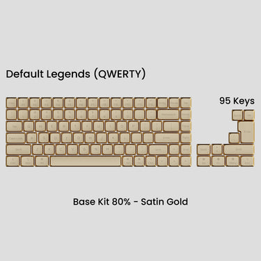 Awekeys Air Low-Profile Metal Keycaps