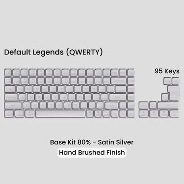 Awekeys Air Low-Profile Metal Keycaps