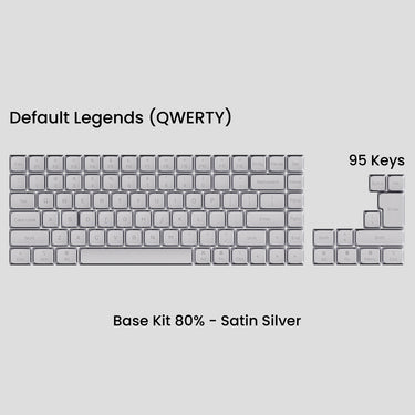 Awekeys Air Low-Profile Metal Keycaps