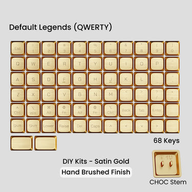 Awekeys Air Low-Profile Metal Keycaps (Choc Stems)