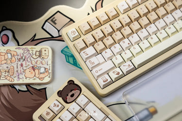 QK Pearl Milk Tea Keycaps