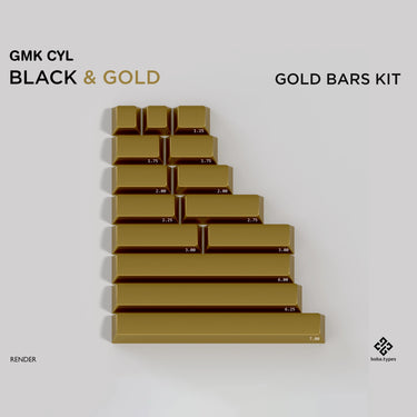 GMK CYL Black and Gold