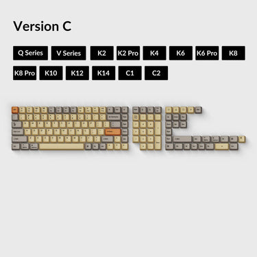 Keychron Wheat Grey OEM PBT Keycaps