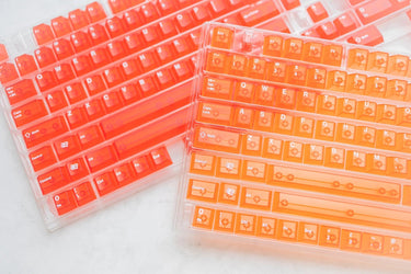 LeleLabs Crystal Clear ABS Keycaps