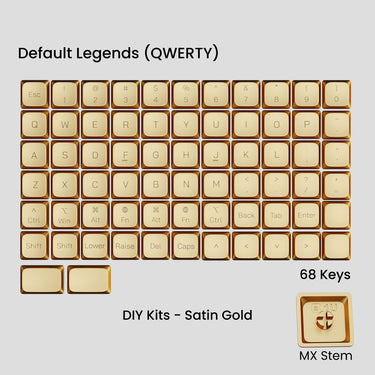 Awekeys Air Low-Profile Metal Keycaps
