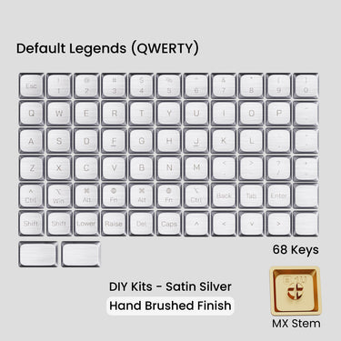 Awekeys Air Low-Profile Metal Keycaps