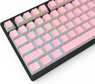 Pink Sideprinted Keycaps