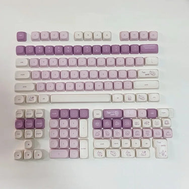 Taro Rabbit Keycaps