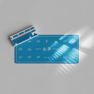 Soju Blue Deskmat
