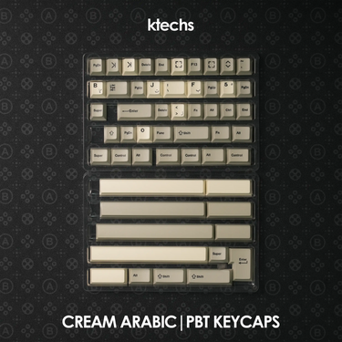 Cream Arabic Keycaps