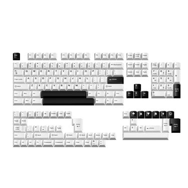 Black on White (BOW) Keycaps