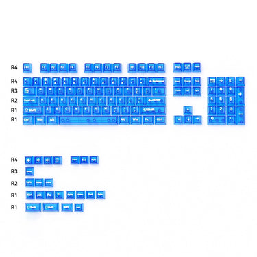 Ice Blue Crystal Keycaps