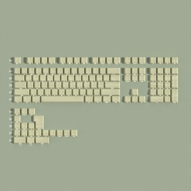 Light Green Wood Grain Keycaps