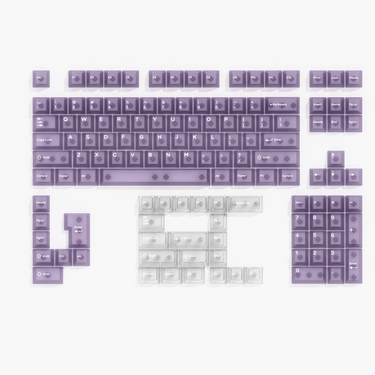 Translucent Lavender Keycaps