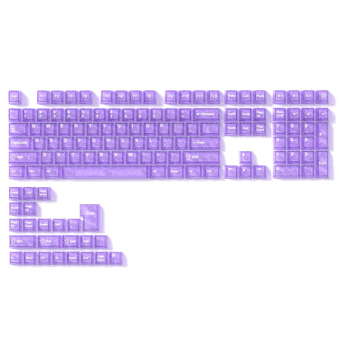 Purple Forged Carbon Fiber Style Keycaps