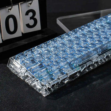 Sky Blue Crystal Keycaps