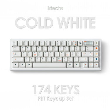 FBB T52 Cold White PBT Keycap Set