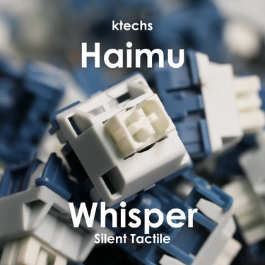 Whisper Silent Tactile Mechanical Switches
