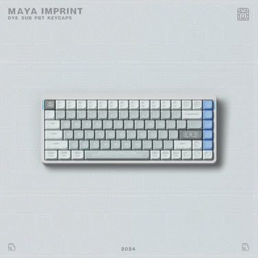 Nuphy Maya Imprint nSA Dye-sub PBT Keycaps