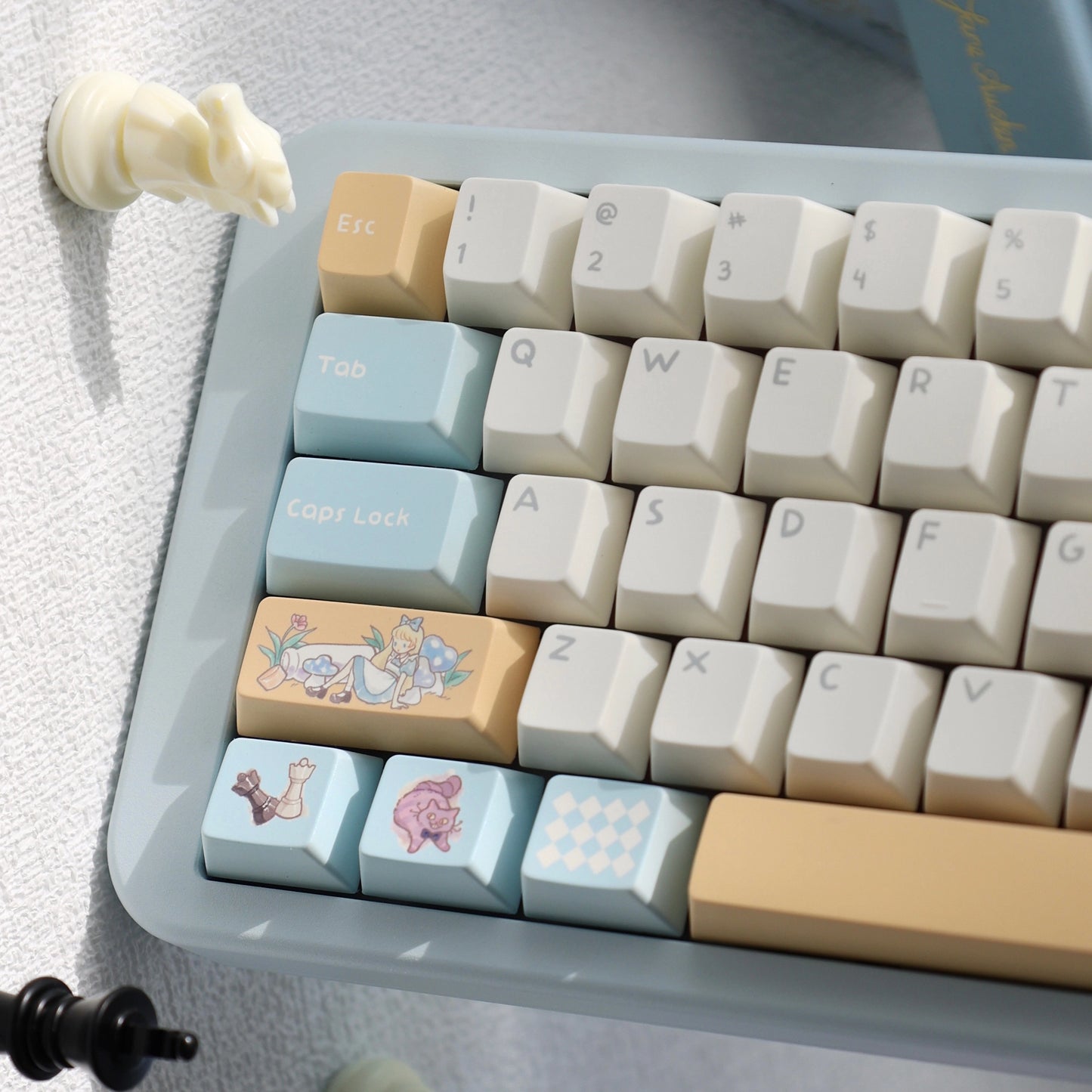 PBTFans™ Golden Keycaps [Cyrillic and Katakana]