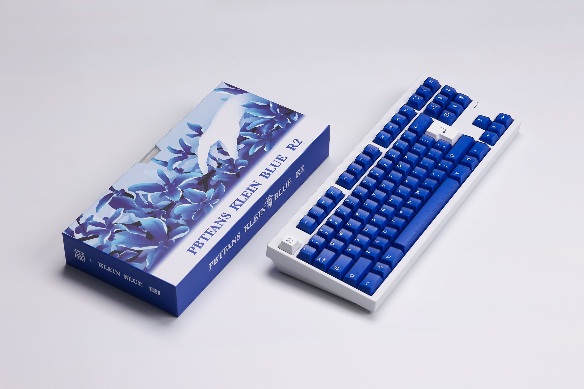 PBTfans Klein Blue R2 Keycap Set Doubleshot ABS – Divinikey