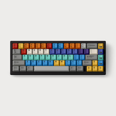 FBB Retro Rainbow PBT Keycap Set