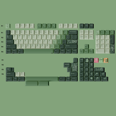 FBB Longjing Tea PBT Keycap Set