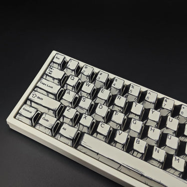 Comic White Keycaps