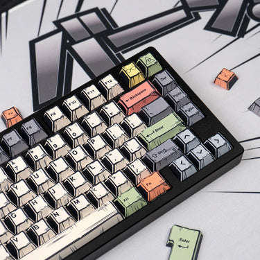 Comic Canvas Keycaps
