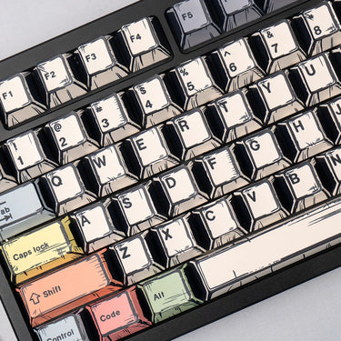 Comic Canvas Keycaps