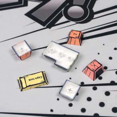 Comic Canvas Keycaps