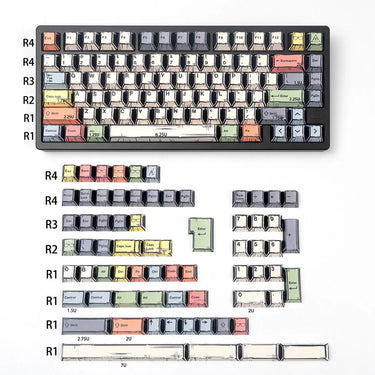 Comic Canvas Keycaps