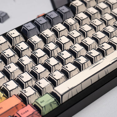 Comic Canvas Keycaps