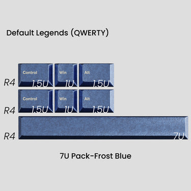 Awekeys Wild Ice Metal Keycaps Set