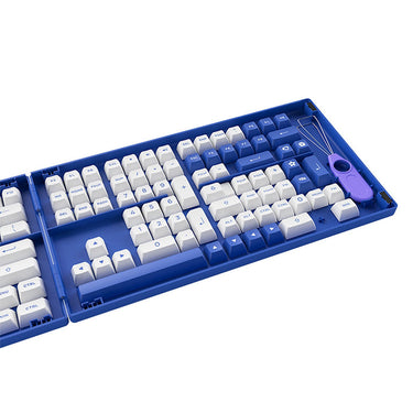 Blue on White Keycap Set(197-Key)