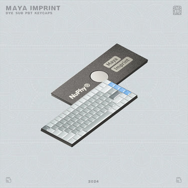 Nuphy Maya Imprint nSA Dye-sub PBT Keycaps