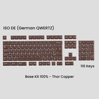 Awekeys Viking Antiques Metal Keycap Set [ISO DE and Nordic]