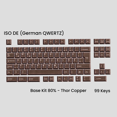 Awekeys Viking Antiques Metal Keycap Set [ISO DE and Nordic]