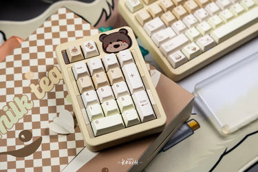 QK Pearl Milk Tea Keycaps