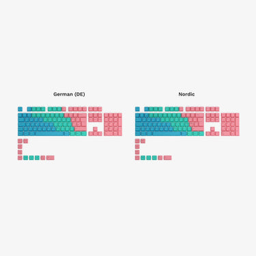 GPBT Pastel Dye Sublimated Keycaps