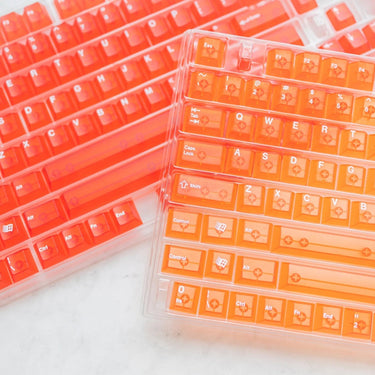 LeleLabs Crystal Clear ABS Keycaps