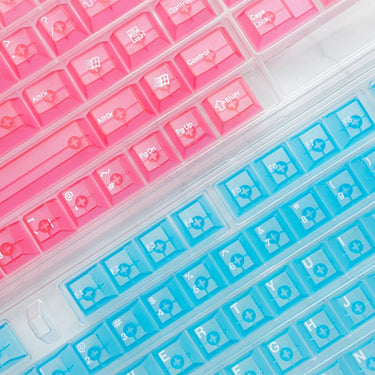 LeleLabs Crystal Clear ABS Keycaps