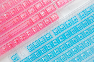 LeleLabs Crystal Clear ABS Keycaps