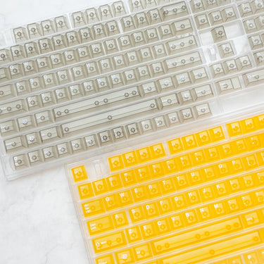 LeleLabs Crystal Clear ABS Keycaps