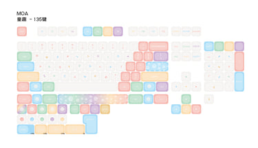 MOA Childlike Keycaps